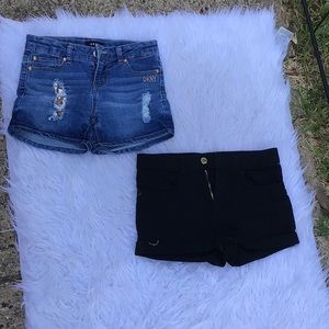 2 Jean shorts